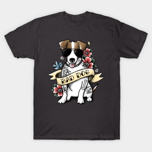 Bad dog jack russell tattoo T-Shirt